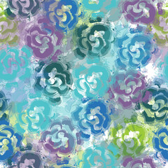  Collage contemporary seamless pattern.