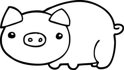 cartoon pig