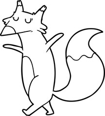 cartoon fox