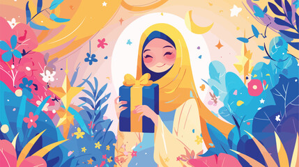 Obraz na płótnie Canvas Angpao lebaran - amplop idul fitri THR Happy Eid Mu