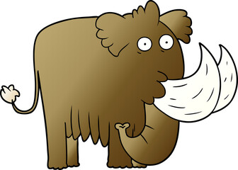 cartoon mammoth