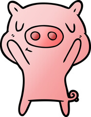 cartoon content pig