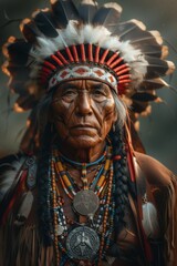 Obraz premium Proud Indigenous Elder