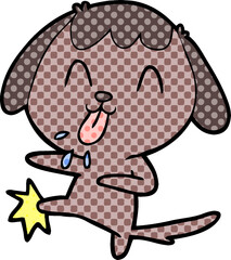 cute cartoon dog