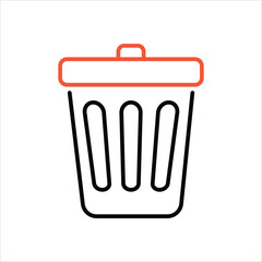 Trash  icon editable stock vector icon