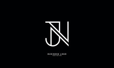 JN, NJJ, N, Abstract Letters Logo Monogram