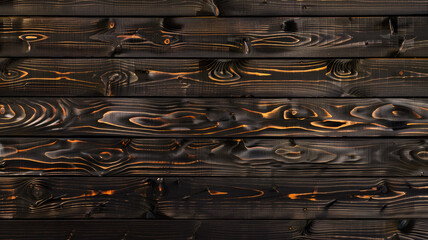 A wooden wall crafted in Japanese Shou Sugi Ban style, the rich textures and deep tones of charred wood evoke a sense of rustic sophistication reminiscent of the Japanese countryside, background idea