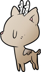 cute cartoon deer