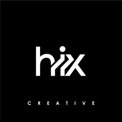 HIX Letter Initial Logo Design Template Vector Illustration