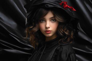 A modern and chic portrait of the most beautiful French young girl in a stylish outfit, reflecting contemporary fashion trends, and skillfully captured in high definition.