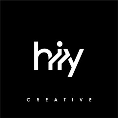 HIY Letter Initial Logo Design Template Vector Illustration