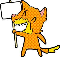 laughing fox cartoon