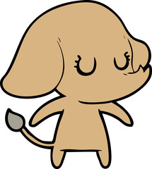 cute cartoon elephant