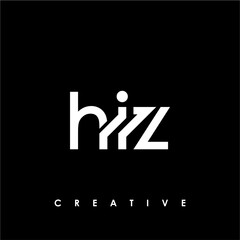 HIZ Letter Initial Logo Design Template Vector Illustration