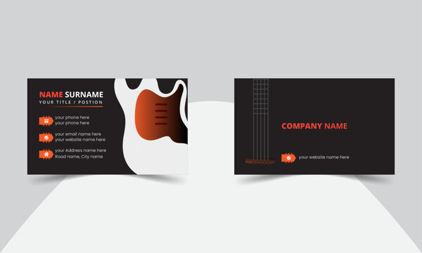 modern business card template.