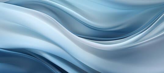Obraz premium Light blue satin, fabric texture, waves, translucent, abstract background