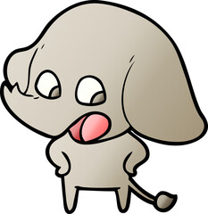 cute cartoon elephant