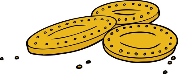 cartoon gold coins