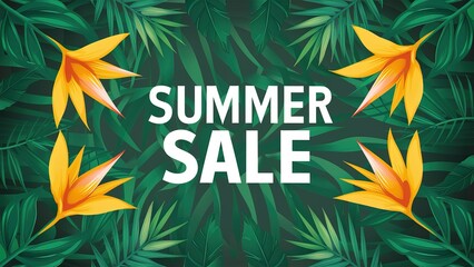 Obraz premium Summer time vector banner design, colorful beach elements in white background.