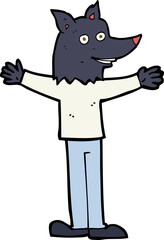 cartoon werewolf