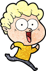 excited man cartoon