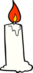 cartoon candle