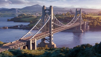 World’s longest bridges - obrazy, fototapety, plakaty