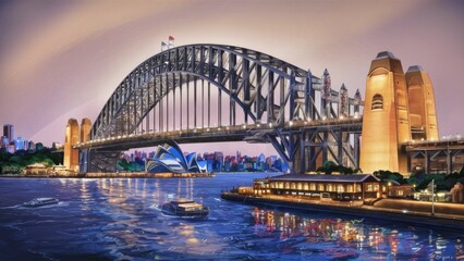 Naklejka premium World’s longest bridges