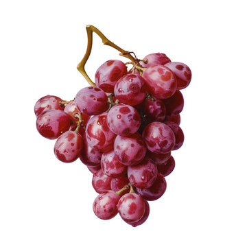 Grapes on a Transparent Background