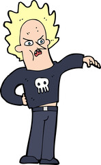 cartoon nasty boy