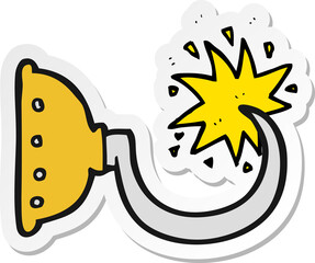 sticker of a cartoon pirate hook