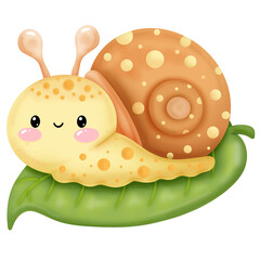 Cartoon snail