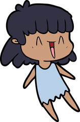 cartoon woman