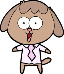 cute cartoon dog
