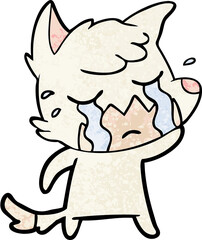 crying fox cartoon