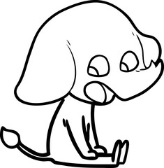 cute cartoon elephant