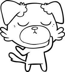 cute cartoon dog