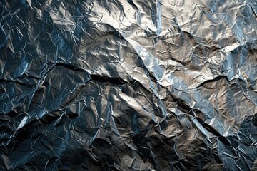 Detailed view of a sheet of tin foil, suitable for various projects