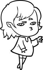 cartoon vampire girl