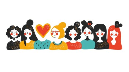 Obraz premium Community development concept. Depicting diverse individuals coming together in a neighborhood meeting, support programs.