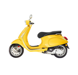 scooter italien jaune