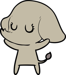 cute cartoon elephant