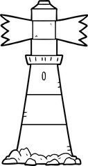 cartoon lighthouse