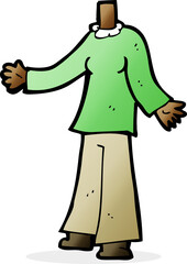 cartoon female body (add photos or mix and match cartoons)