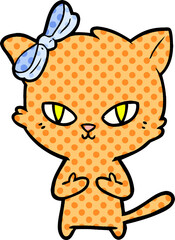 cute cartoon cat
