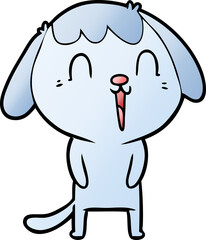 cute cartoon dog