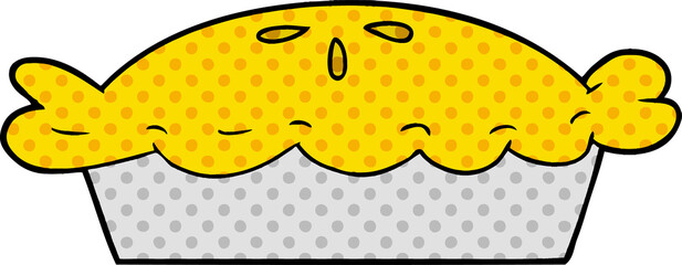 cartoon pie