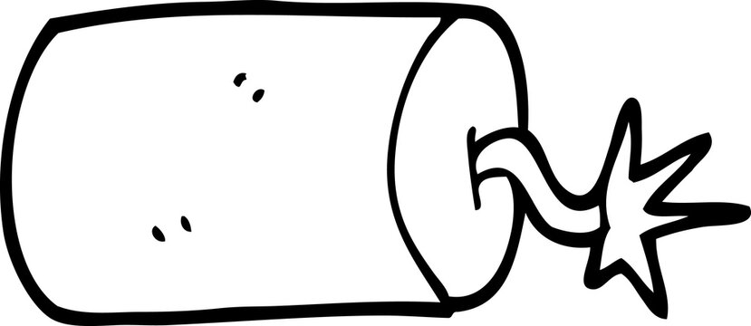 recommend clip art: line drawing cartoon dynamite