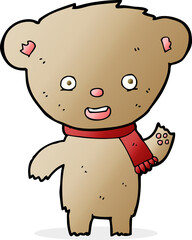 Obraz premium cartoon teddy bear