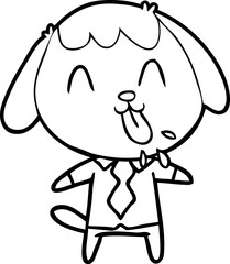 cute cartoon dog